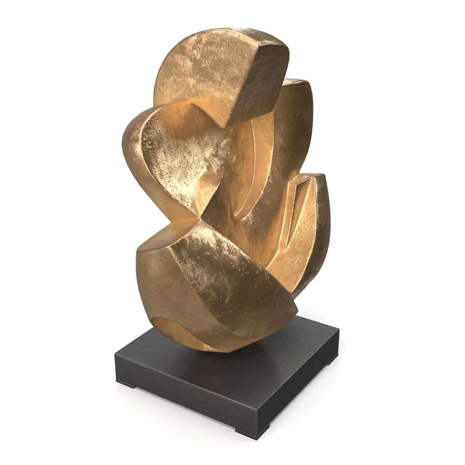 Gardeco Unconditional Love Bronze Sculpture PBR 3D Model_03